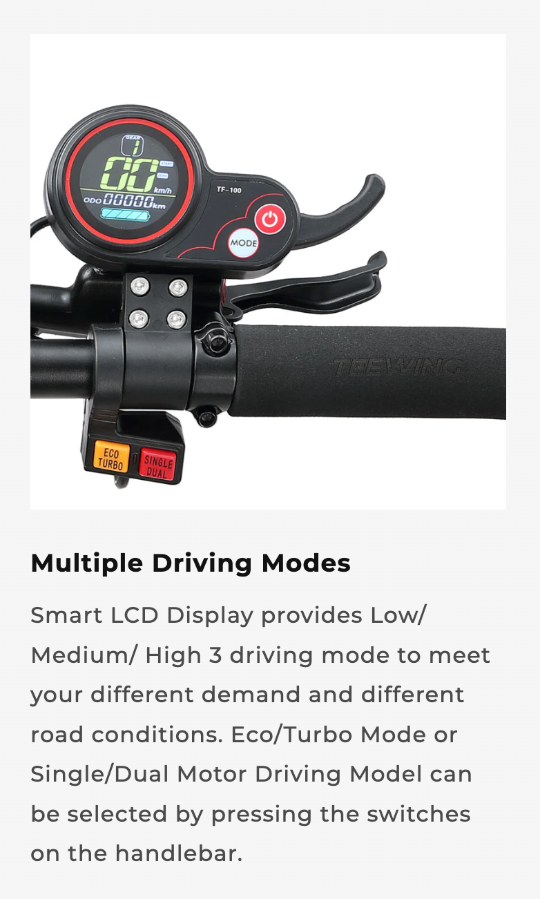 X5 6000W Dual Motor Electric Scooter