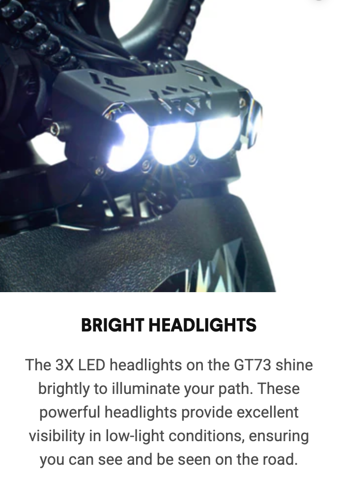 GT73 Electric Motorbike