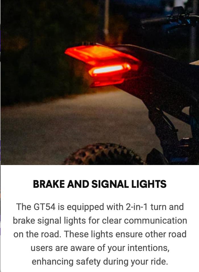 GT54 Electric Mini Motorbike