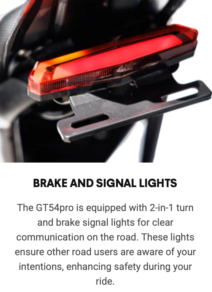 GT54 Pro Electric Mini Motorbike