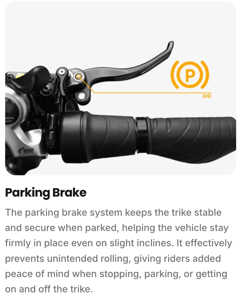 Meet One Tour Dual-Motor Dual-Battery Electric Trike (AWD)