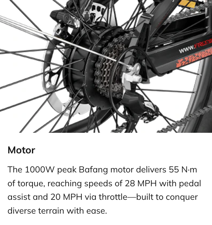 Freesky NOVA B-360 Dual-Battery Step-Thru Electric Bike