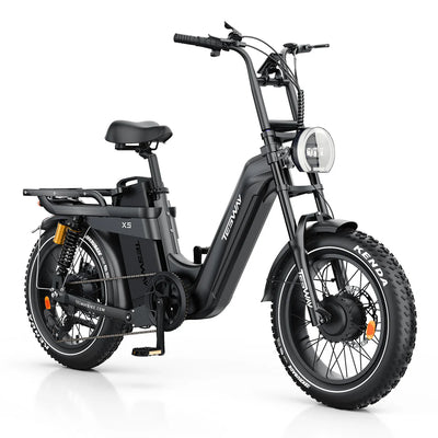 Tesway X5 AWD Step-Thru Dual-Motor Electric Bike