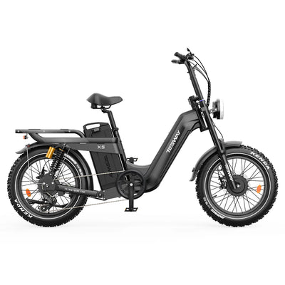 Tesway X5 AWD Step-Thru Dual-Motor Electric Bike