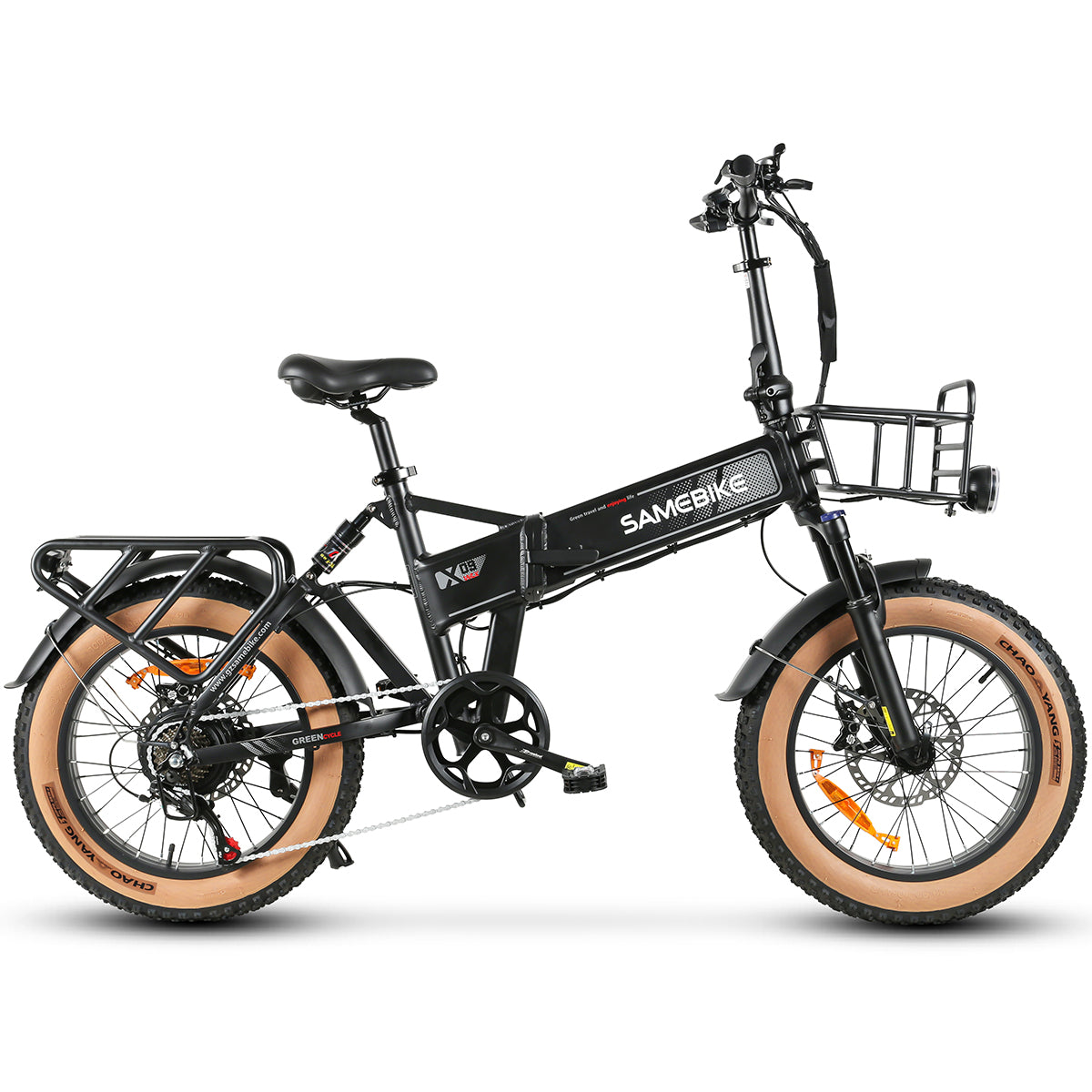 Samebike 1000W Fat Tire Folding Ebike Zeus Ebikes Canada