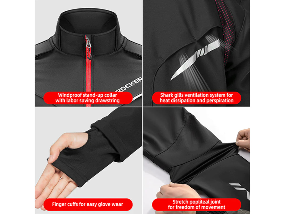 Winter cycling clothing suits warm long-sleeved trousers for outdoor cycling