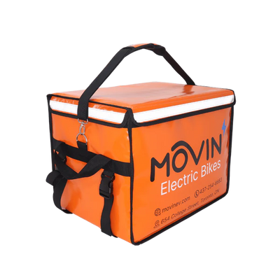 Insulated Food Delivery Bag — 40L Thermal, eBike Rack Mount