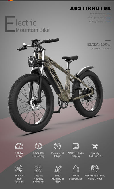 Aostirmotor Hero 1000W Ebike