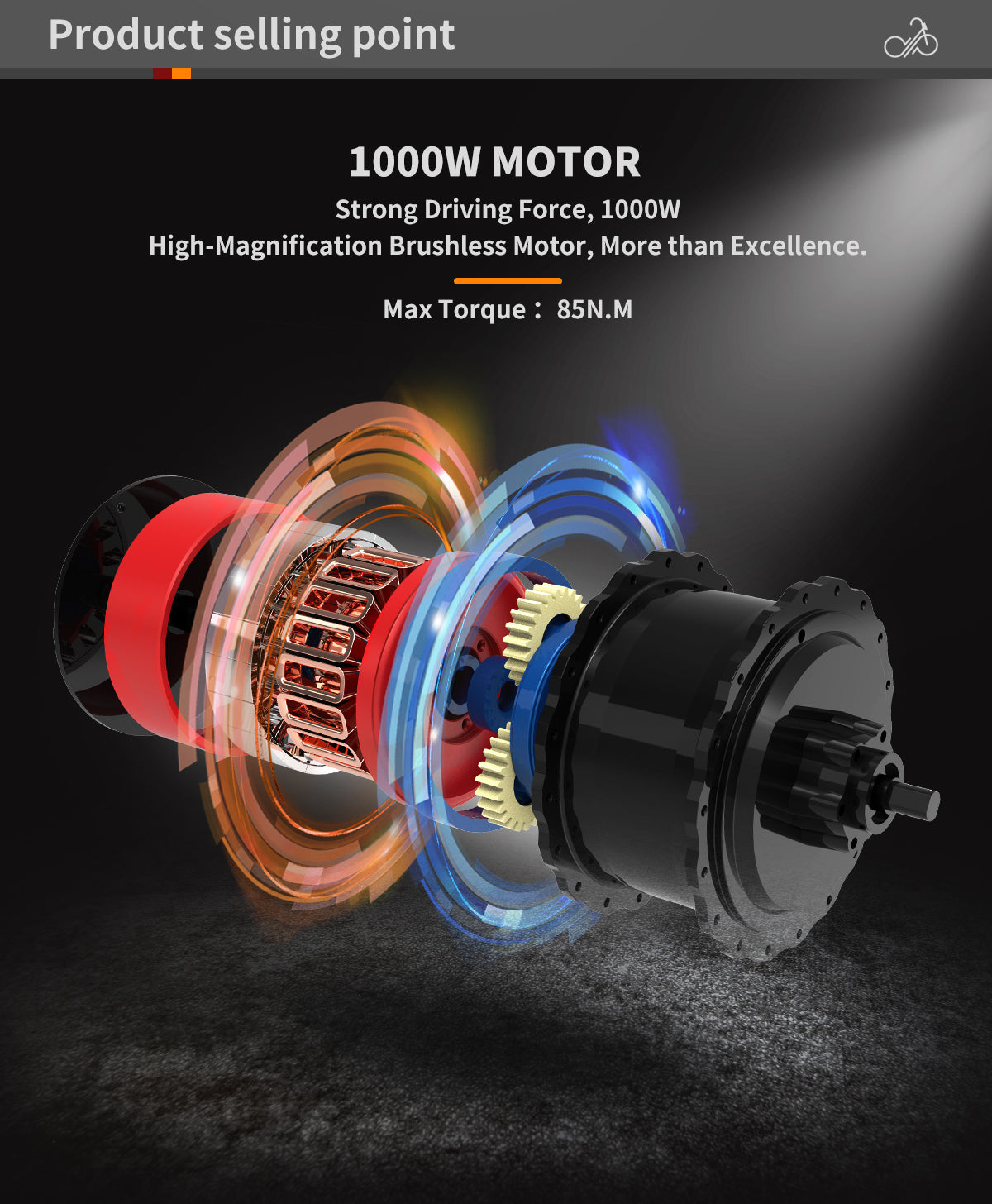 Aostirmotor Hero 1000W Ebike