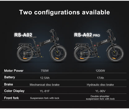 Samebike RS-A02 1200W Ebike