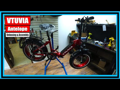 Vtuvia Antelope 750W Fat Tire Step Thru Folding Ebike