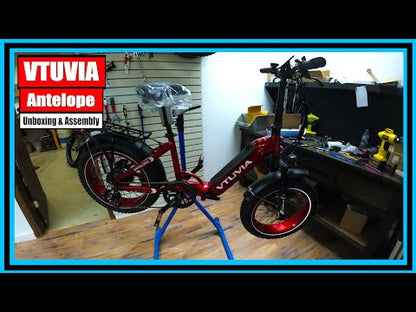 Vtuvia Antelope 750W Fat Tire Step Thru Folding Ebike