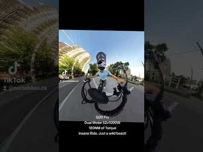 Ridstar Q20 Pro Dual Motor 2000W Retro Ebike