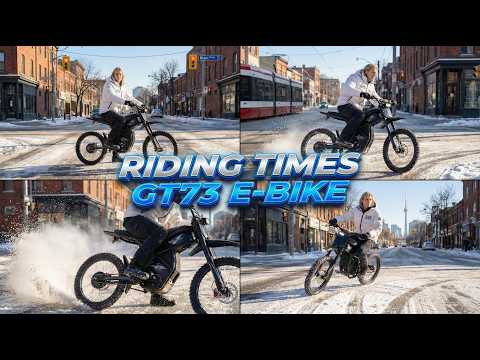 GT73 Electric Motorbike (Dual Battery 48V 18.2Ah×2, 2400W Peak, 25” Off-Road Tires)