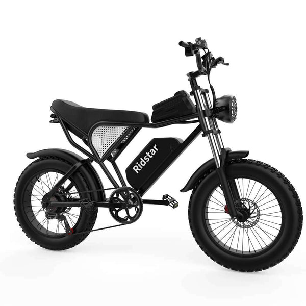 RideStar Q20 1000W Fat Tire Retro Ebike Canada – Zeus Ebikes Canada