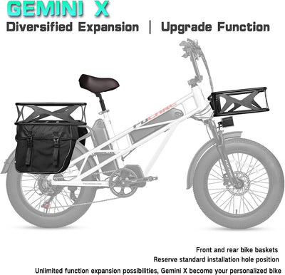Fucare Gemini X 1000W Dual Battery Ebike (Pre-Order, clearing customs now)