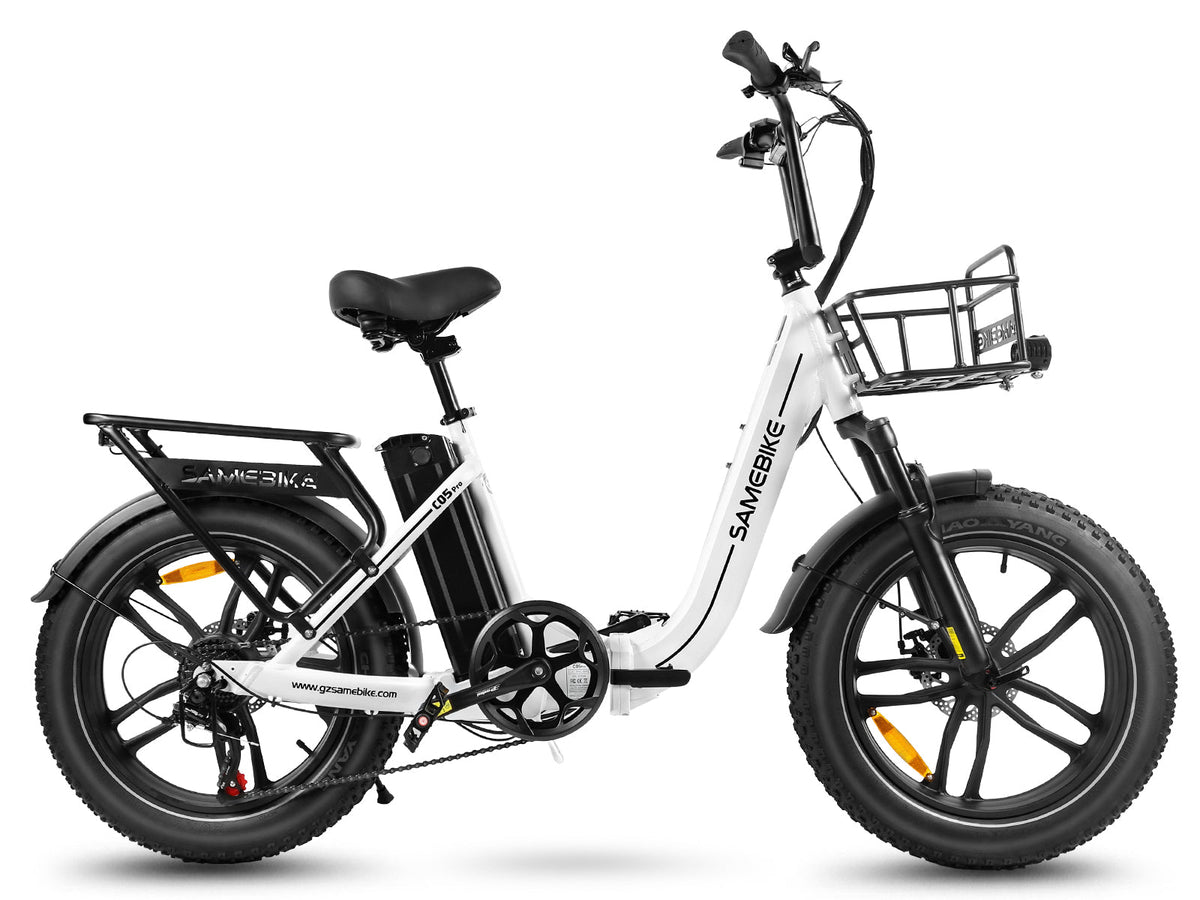 Samebike C05 Pro in White, side view (Samebike's photo)