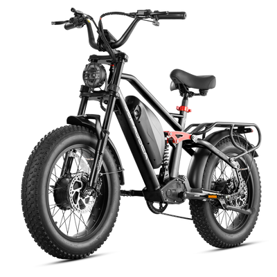 Eahora Terra II 2026 in Black, front three-quarter view from the left — Eahora’s own photo