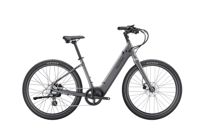 Velotric Breeze 1 in Slate Gray, side view — Zeus eBikes Canada