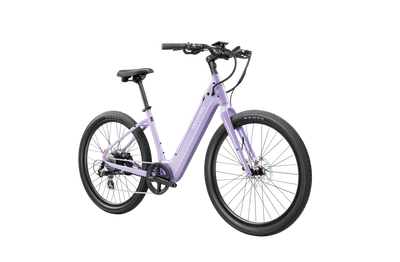 Velotric Breeze 1 in Violet Haze, front three-quarter view — Zeus eBikes Canada