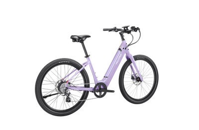 Velotric Breeze 1 in Violet Haze, rear three-quarter view — Zeus eBikes Canada