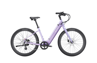 Velotric Breeze 1 in Violet Haze, side view — Zeus eBikes Canada