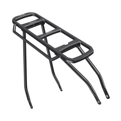 Velotric Tempo rear rack in black, a tubular MIK HD compatible cargo rack