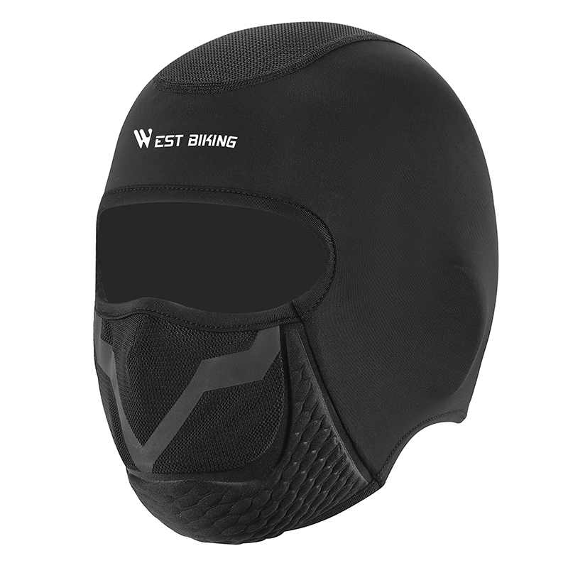 West Biking summer balaclava, short style without glasses holes, stopping below the chin — Zeus eBikes Canada