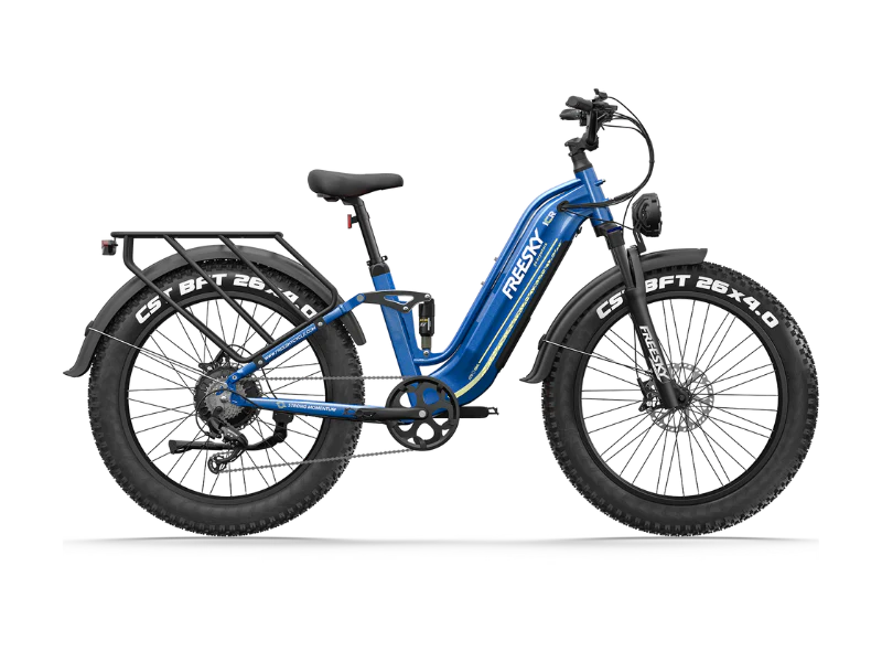 FREESKY Wild Cat Ultra A-340 – Full Suspension Step-Thru Fat Tire eBike (48V 25Ah)