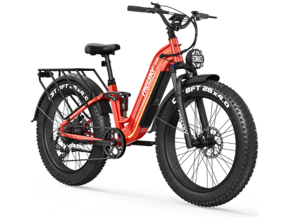 FREESKY Wild Cat Ultra A-340 – Full Suspension Step-Thru Fat Tire eBike (48V 25Ah)